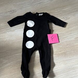 Chic Black and White Kids Footie by [Brand]